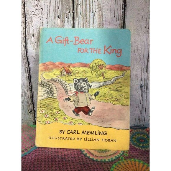 1966 Vintage Children’s Book “ A Gift-Bear For The King By Carl Memling - Picture 1 of 12